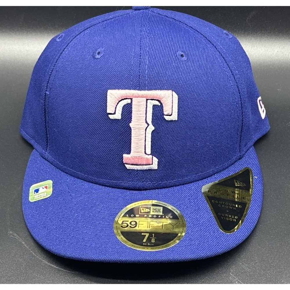 Texas Rangers New Era 2024 Mother's Day On-Field 59FIFTY Fitted Hat Size 7‎ 1/8
